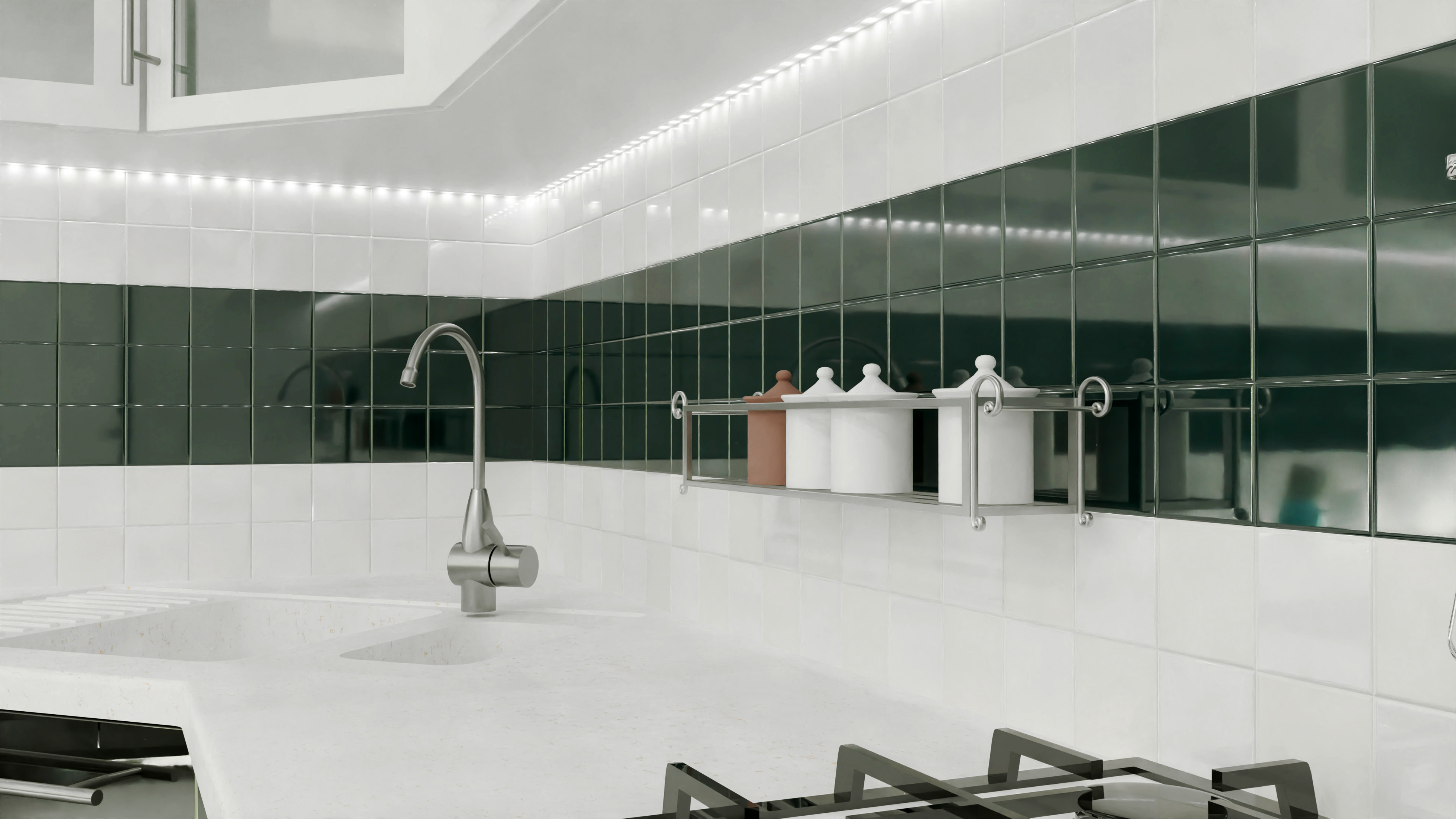 Мелкоформатная плитка коллекция Мини Тайл глосси / Mini Tile glossy фото 6